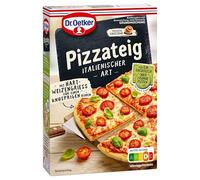 Pizzateig Italienischer Art - Pâte à pizza à l’italienne - Pour délicieux gâteaux, pains et dessert maison pour des recettes gourmandes - Compatible avec oetker - 320 gg