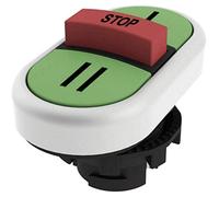 Pizzato Elettrica Bouton-poussoir triple E21PTRS9AAAY touches vert, rouge, vert 1 pc