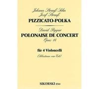 Pizzicato-Polka / Polonaise De Concert Op. 14 / Set De Partitions