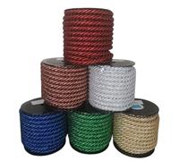 PIZZITALIANI Cordon Couture 10mm x 10MT Or Lurex - Cordon Torsadé en Polypropylène, Fabriqué en Italie, Cordelière Tressée pour Décoration, Bricolage, Loisirs Créatifs, Artisanat, Déco Noel