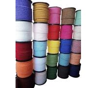PIZZITALIANI Cordon Couture 6mm x 25MT Blanc Lait - Cordon Torsadé en Polypropylène, Fabriqué en Italie, Cordelière Tressée pour Décoration, Bricolage, Loisirs Créatifs, Artisanat, Déco