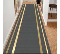 PIZZZENO Tapis de Couloir Long Style Simple, Couleur Unie, décoration pour Salon, entrée, escalier, Passage (3,2 x 9,8 pi (100 x 300 cm)/XH045-Loint-free-2)