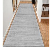 PIZZZENO Tapis de Couloir Long Style Simple, Couleur Unie, décoration pour Salon, Hall d'entrée, escalier, Passage (3,2 x 13,1 pi (100 x 400 cm/XH307-Loint-free-1)