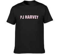 PJ Harvey Black Mens T-Shirt Graphic Unisex Tee Shirt Manches Courtes(XX-Large)