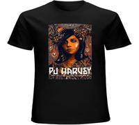 PJ Harvey Indie Alternative Rock Bands Men's T Shirt Unisex Tees Black 3XL