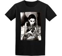 PJ Harvey Men Cotton Blend T Shirt L, Black Manches Courtes(3X-Large)