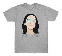 PJ Harvey T Shirt Indie Punk Alternative Rock Music Grey L