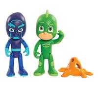 PJ Masks - 2 figurines lumineuses des personnages Gluglu et Ninjaka