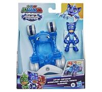 PJ Masks Animal Power, Chat-Bolide, véhicule et Figurine articulée Yoyo, Jouet préscolaire pour Enfants, dès 3 Ans F5337 Multicolore