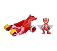 PJ Masks Animal Power F5338 Jouet préscolaire en Forme de Chouette avec Figurine pour Enfants à partir de 3 Ans Multicolore