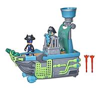 PJ Masks Bateau Pirate de l'air, Jouet préscolaire, véhicule avec 2 Figurines articulées, pour Enfants dès 3 Ans F36655L0 Multicolore