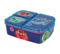 Stor Pj Masks Boîte à sandwich avec 3 compartiments pour enfants Boîte à goûter décorée