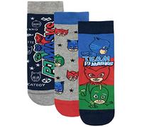 PJ Masks - Chaussettes Pack de 3 - Pyjamasques - Garçon - Multicolore - EU 31-36 (Taille fabricant UK 12-3)