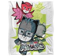 PJ Masks Comic Group Splash Plaid Ultra Doux au Toucher Soyeux - 91 x 147 cm