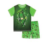 PJ Masks - Ensemble De Pyjamas - Pyjamasques - Garçon - Gekko - Vert - 7-8 Ans