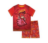 PJ Masks - Ensemble De Pyjamas - Pyjamasques - Garçon - Owlette - Rouge - 2-3 Ans