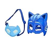 PJ Masks F21495X1 Deluxe Set, Jouet d'habillage de Super Héros pour Enfants d'âge Préscolaire avec Masque Lumineux et Amulette de Chat pour Enfants de 3 Ans et Plus