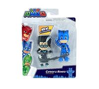 PJ MASKS JP PJM65K00 Lot de 2 Figurines Série 2 Catboy et Romeo