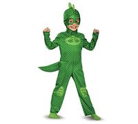 PJ Masks - Licence Officielle - Disguise - Déguisement GluGlu Le Lézard pour Enfant dès 3 Ans - Costume Complet Confortable et Facile à Enfiler - Accessoire pour Fêtes, Halloween et Jeux Quotidiens