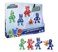 PJ Masks Mission de Nuit, Jeu de Figurines d'action phosphorescentes pour Enfants à partir de 3 Ans