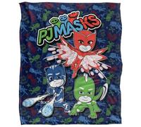 PJ Masks PJ Group Attack Plaid Ultra Doux au Toucher Soyeux - 91 x 147 cm
