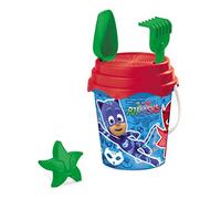 PJ Masks Pyjamasques 28284 Seau Garni et Arrosoir, Mer, Yoyo, Bibou, Gluglu