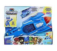 PJ Masks Pyjamasques La Ronde des Héros Vroomerang, véhicule avec Sons et lumières et 1 Figurine de Yoyo, Jouet préscolaire pour Filles et garçons