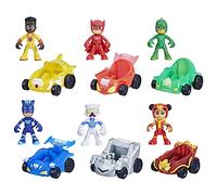 PJ Masks Pyjamasques, Le Cercle des Héros, Pack Collection de Héros Ultime, 6 Figurines et 6 véhicules, Jouet pour Enfants à partir de 3 Ans