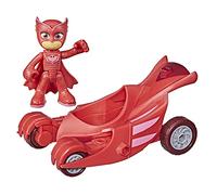 PJ Masks Pyjamasques véhicule de héros Astro-Hibou avec Figurine Bibou, Jouet préscolaire pour Enfants à partir de 3 Ans