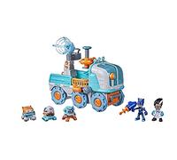 PJ MASKS Romeo Bot Builder Pre-School Toy, 2-in-1 Romeo Vehicle and Robot Factory Playset for Children Aged 3 and Up F2120