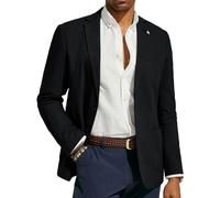 PJ PAUL JONES Blazer décontracté en coton et lin pour homme - Léger - 2 boutons - Non doublé