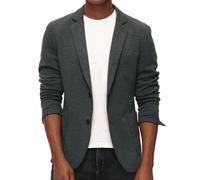 PJ PAUL JONES Blazer décontracté en tricot pour homme - Deux boutons - Léger - Non doublé, noir/gris, Taille XL