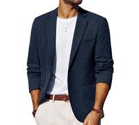 PJ Paul Jones - Blazer pour homme - Coupe régulière - Vestes décontractées à un bouton, noir foncé, S