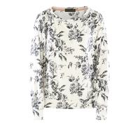 PJ Salvage Chemise de nuit noir / blanc cassé, Taille S