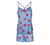 PJ Salvage Shorty 'Farmers Market' bleu clair / vert clair / rouge, Taille M