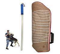 PJDDP Equipement D'education De Chien Chiot Manche De Protection Manche Anti Morsure avec Baton Parure De Dressage,Jeunes Chiens Formation pour Chiot Berger Allemand Mordant Jouer