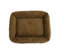 PJDDP Lit Comfy pour Chien, Canapé pour Chat, Lit Apaisant pour Chien avec Fond Antidérapant, Canape Doux Et Chaud, pour Moyenne Et Petite,Kaki,XL