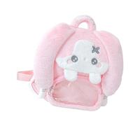Pjeghbvop Adorable sac à dos en peluche PVC avec cordon de serrage et compartiments de rangement sur trois côtés, idéal pour le chemin quotidien au travail, comme sac à dos de voyage