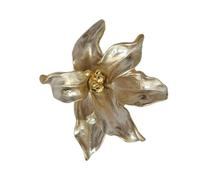 Pjeghbvop Bagues de rencontres à fleurs géométriques, ouverture des doigts réglable, bijou de doigt unique, adapté pour les fêtes et la vie quotidienne, réglable, comme décrit