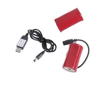 Pjeghbvop Batterie 3 V Alternative USB 5 2 A À 2 5 LR20 D Éliminateurs De Batterie Alimentation Fil Convertisseur Installation Facile Piles Adaptateur d'alimentation