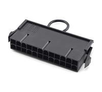 Pjeghbvop Bloc d'alimentation 24 broches Jumper Bridge Tool - Démarreur de test - Réinitialisation du courant - Sans prise dans la carte mère - Switch pour le boîtier de minage ouvert PC