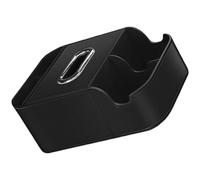 Pjeghbvop Boîte de rangement supplémentaire pour accoudoir de voiture, organiseur de siège, console centrale, organiseurs en cuir, porte-mouchoirs, porte-gobelets, fente pour téléphone, organiseur