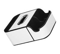 Pjeghbvop Boîte de rangement supplémentaire pour accoudoir de voiture, organiseur de siège, console centrale, organiseurs en cuir, porte-mouchoirs, porte-gobelets, fente pour téléphone, organiseur