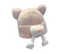 Pjeghbvop Bonnet d'hiver sans bord extensible avec tête de mort, a, 60