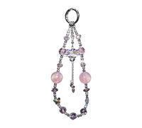 Pjeghbvop Bracelet de perles pour téléphone portable, décoration polyvalente pour smartphone, utilisation quotidienne en voyage, corde décorative