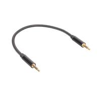 Pjeghbvop Câble TRRS mâle vers mâle de 2,5 mm avec connecteurs plaqués or et noyaux OFC pour un câble transparent de 20 cm