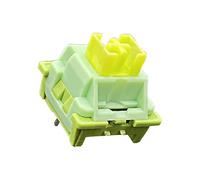 Pjeghbvop Clavier mécanique Swich Peach Panda Cristal Citron Argent Tige Linéaire Commutateurs 3 Broches Hot Plug Muet Anti-poussière