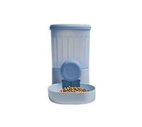 Pjeghbvop Distributeur de nourriture surélevé, alimentation automatique en eau, gamelle en métal amovible, base antidérapante pour nourriture et distributeur d'eau