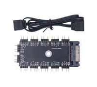 Pjeghbvop Hubs LED ARGB 5 V 3 Broches pour Une Intégration Transparente De Plusieurs Appareils dans Un Environnement PC Douanier Contrôleur D'éclairage Gestion ARGB Bureau