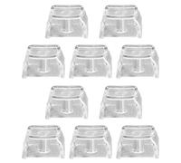 Pjeghbvop Lot de 10 capuchons de touches XDA pour clavier mécanique - Transparent